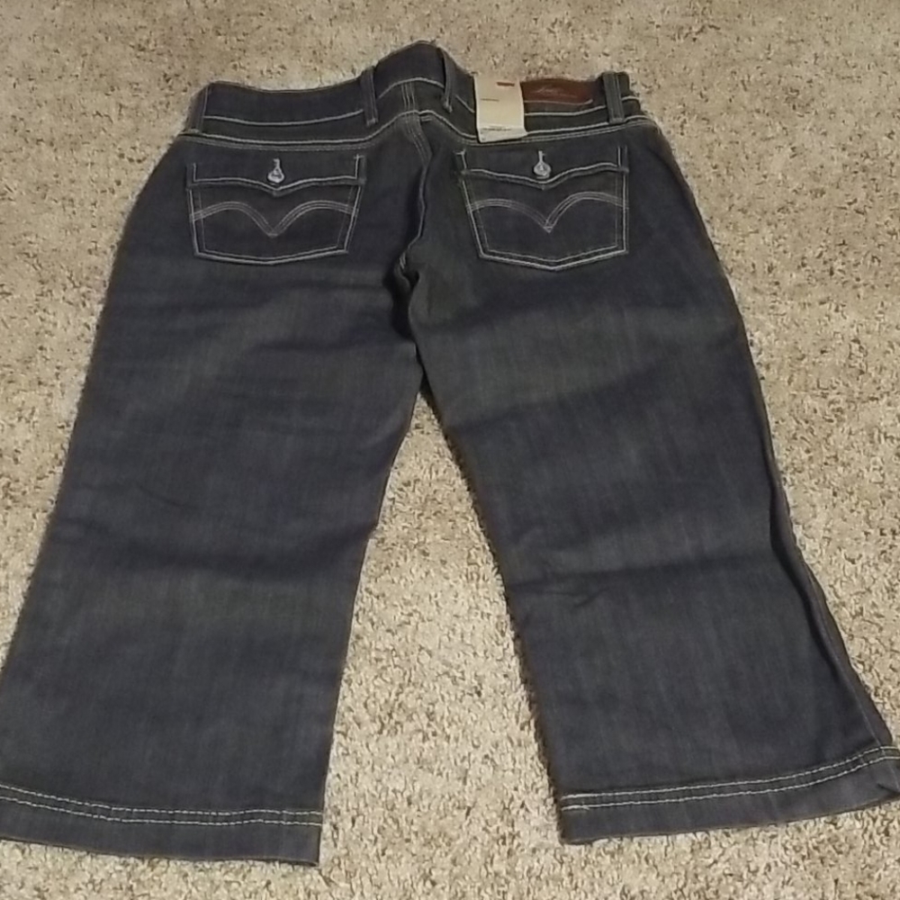 Legging jean shorts
